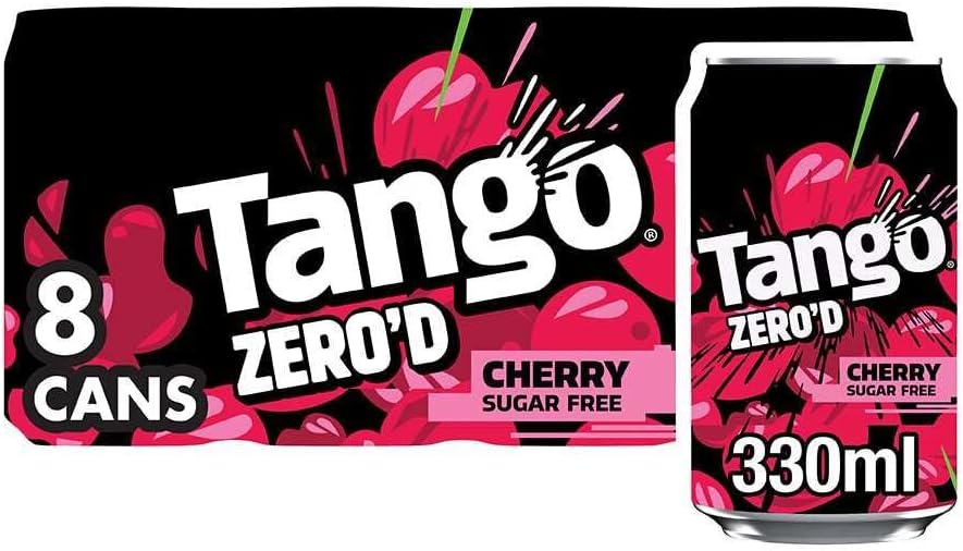 Tango Cherry Sugar Free Cans 8 x 330ml
