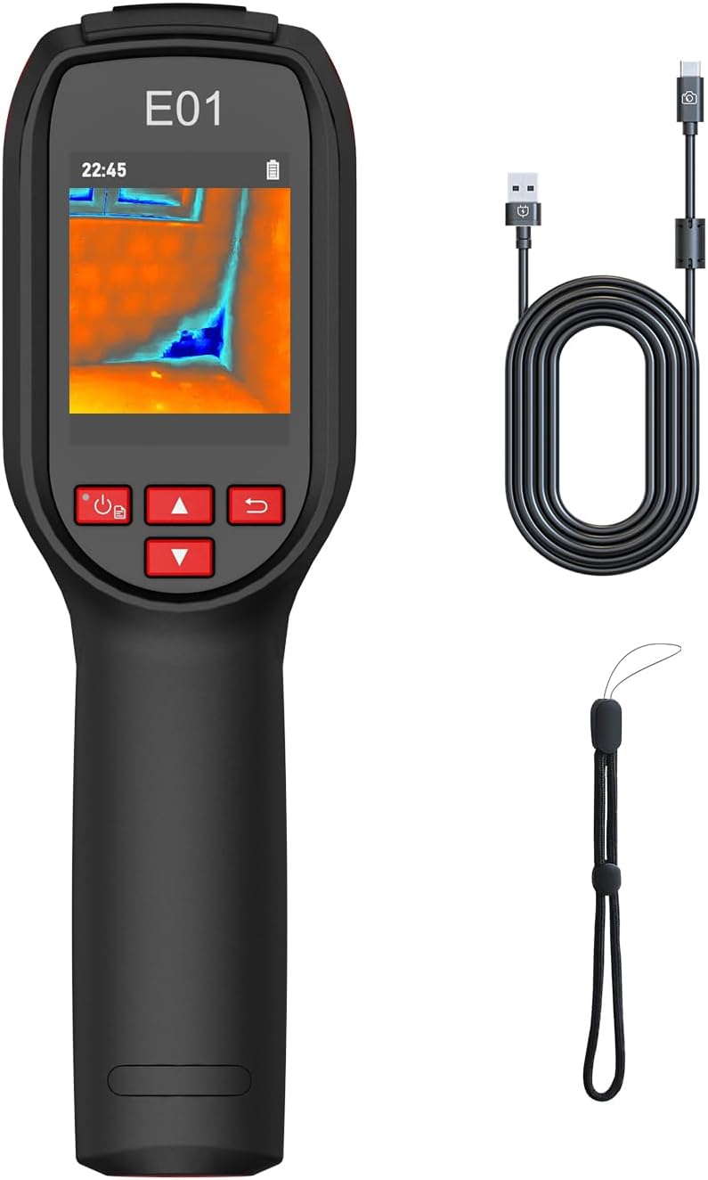 HIKMICRO E01 Thermal Camera with Laser Pointer, 240x240 SuperIR