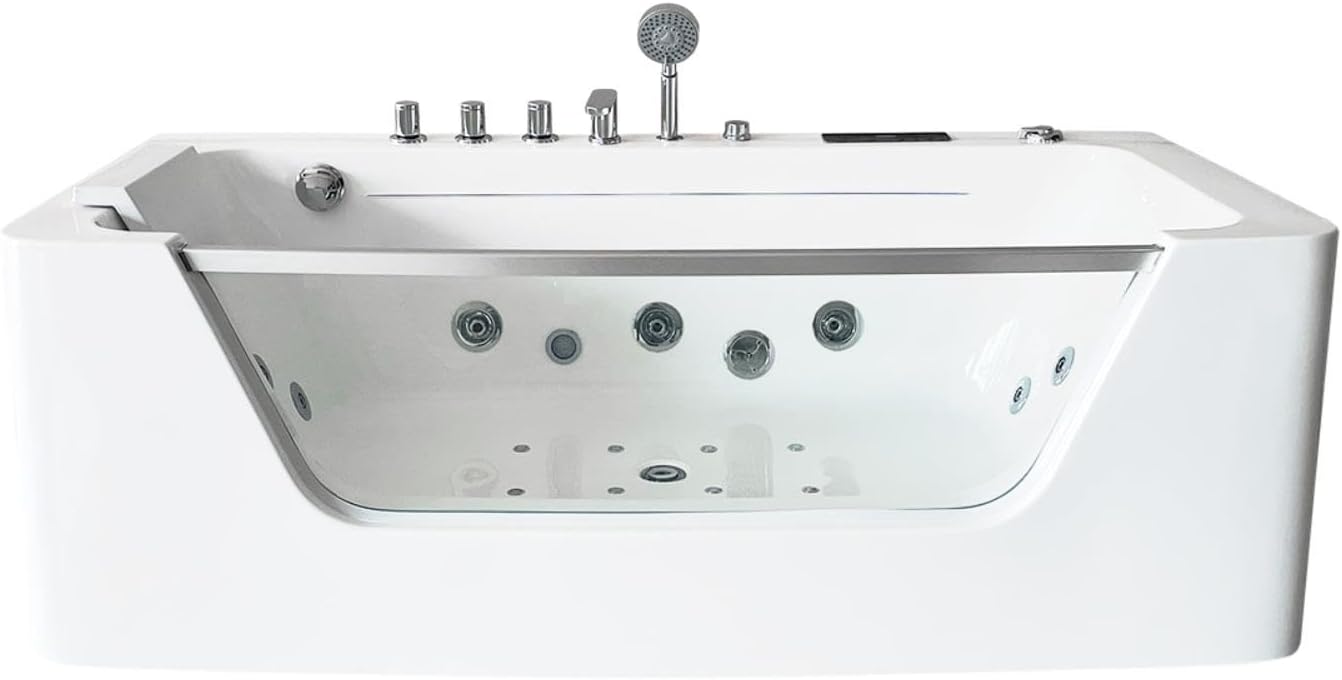 Vidalux WB44 Deluxe Waterfall 1700 x 850 Whirlpool & Airspa Bath