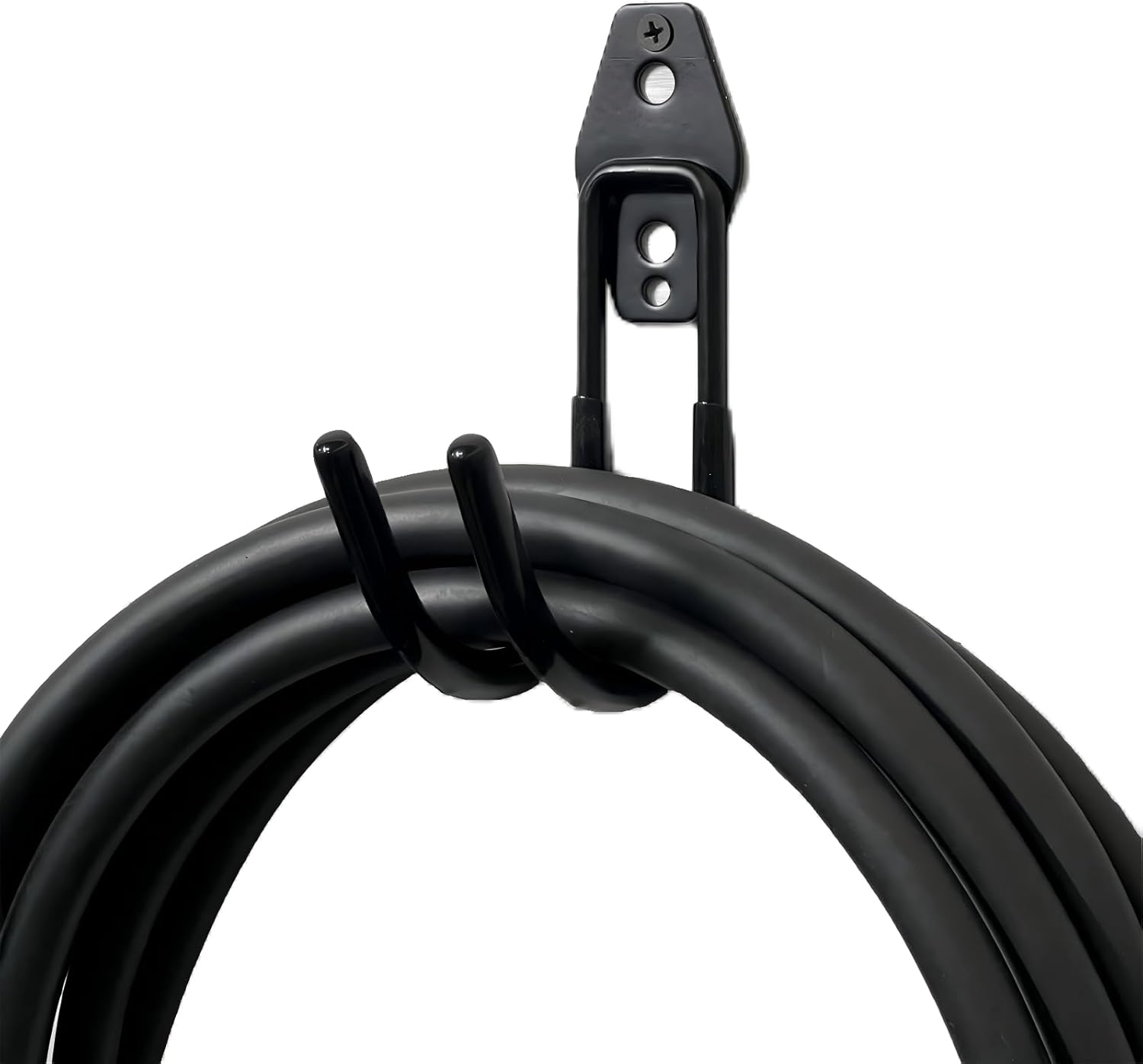 EV Charger Holder Wall Mount | Heavy-Duty J-Hook for Electric Vehicle Charging Cable Management, Durable Steel Hook for Indoor/Outdoor Use, EV Charger Cord Organizer, Tesla and J1772 Compatible