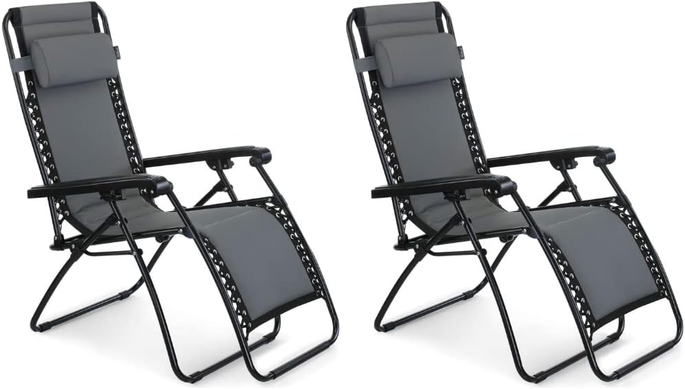 VonHaus Padded Reclining Zero Gravity Chair