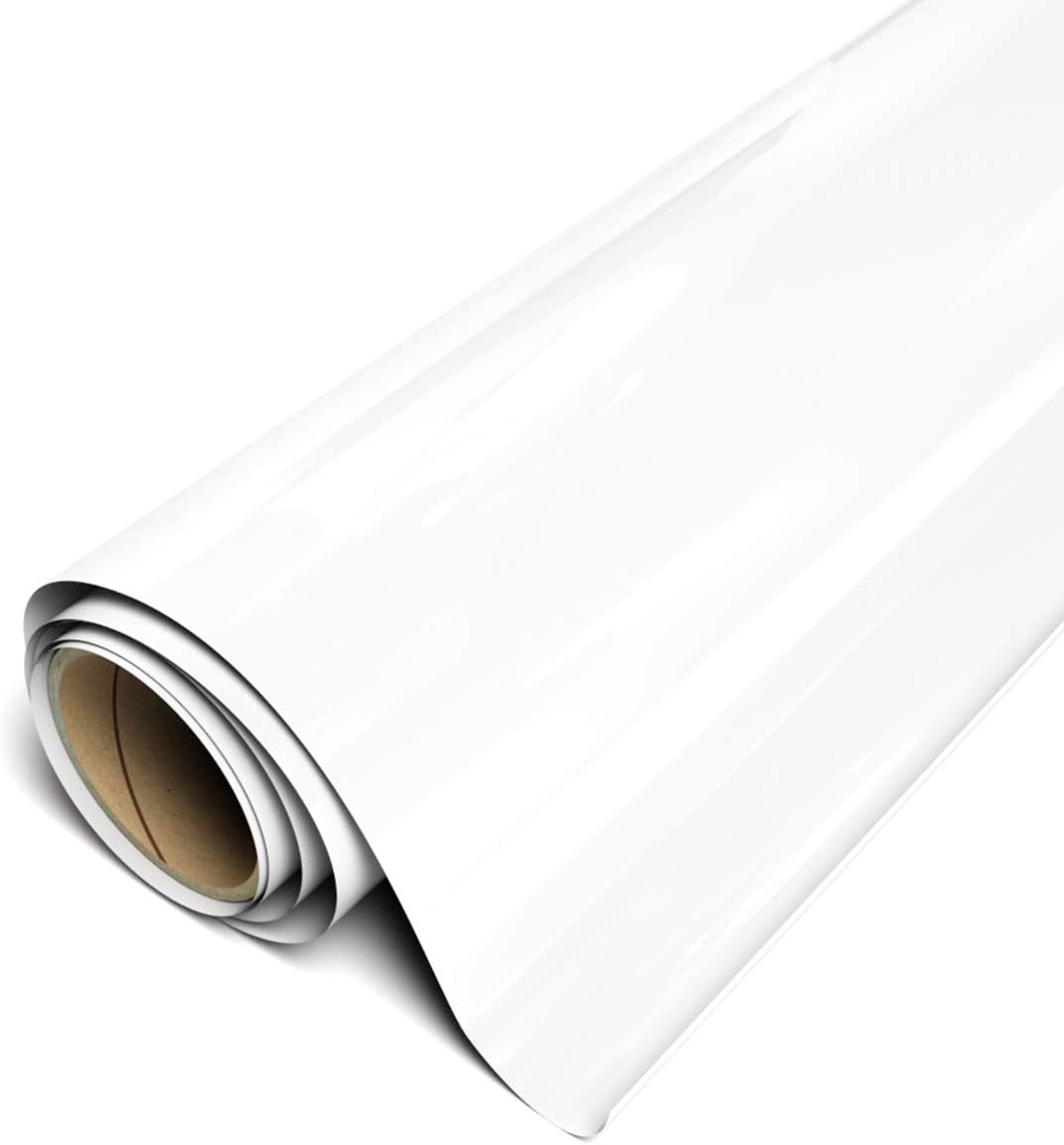 Siser EasyWeed Heat Transfer Vinyl 11.8" x 30ft Roll (White) - Compatible, Cricut, Silhouette and Other Craft/Professional Cutters - CPSIA Certified