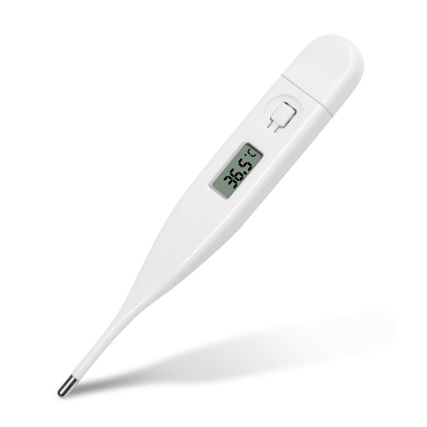 Digital Temperature Thermometer - Daffodil HPC300 - Electronic Clinical Thermometer Uses for Adults/Children/Infants - Underarm/Body/Mouth/Rectal - Extra accuracy No Mercury - White