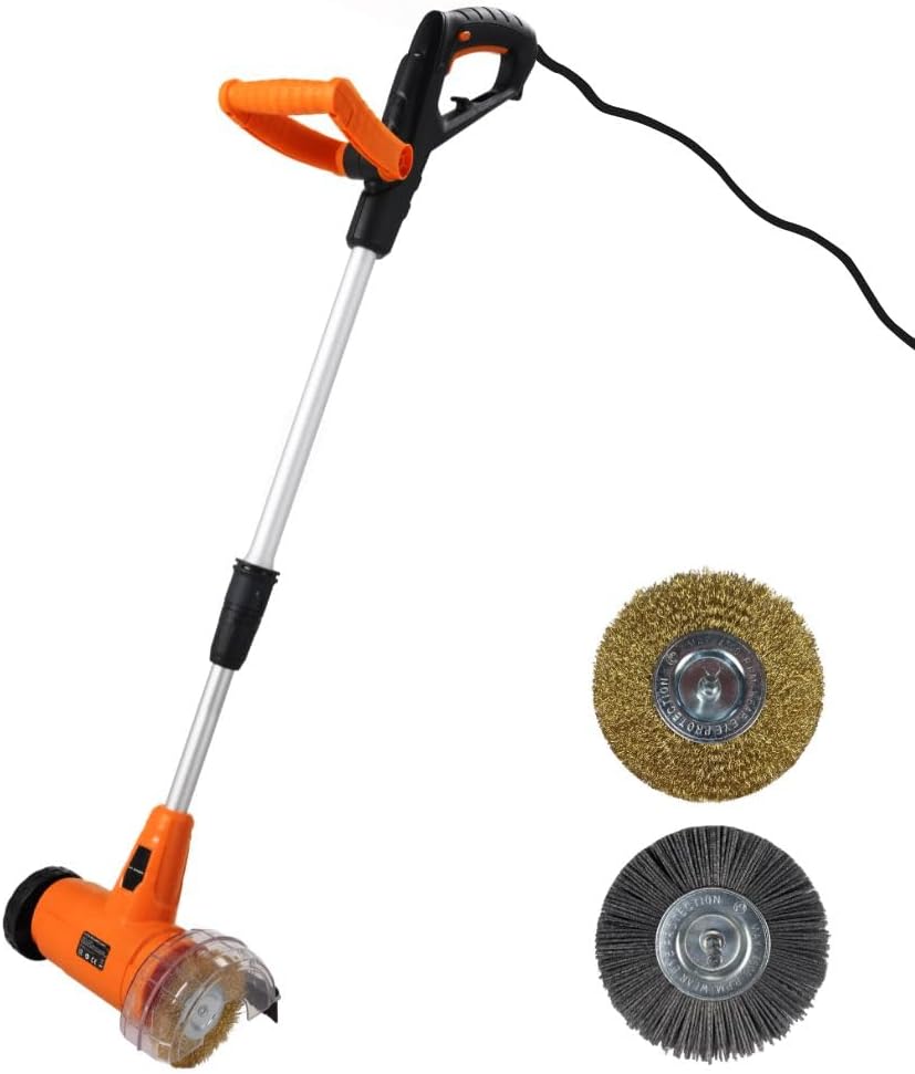 Lazy-Weeder Electric Weed Remover Brush Tool Moss Patio Block Paving Cleaner 2kg 400w