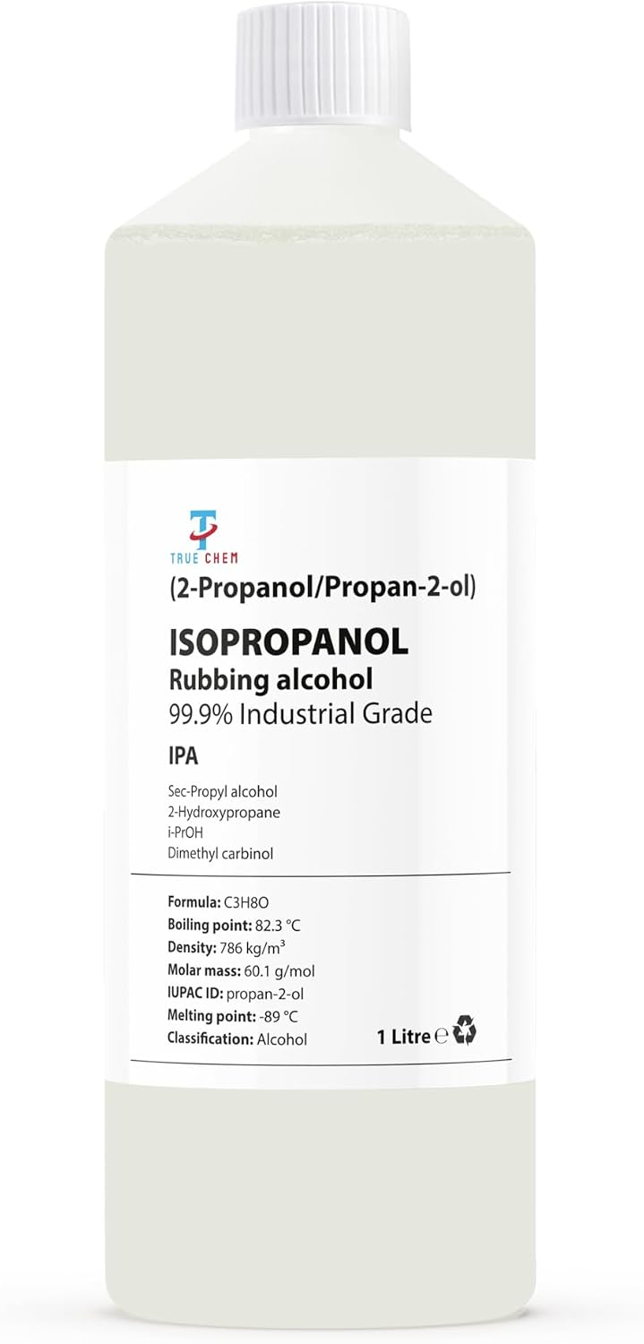 Isopropanol Rubbing Alcohol | All Purpose Isopropyl IPA 99.99% 1L