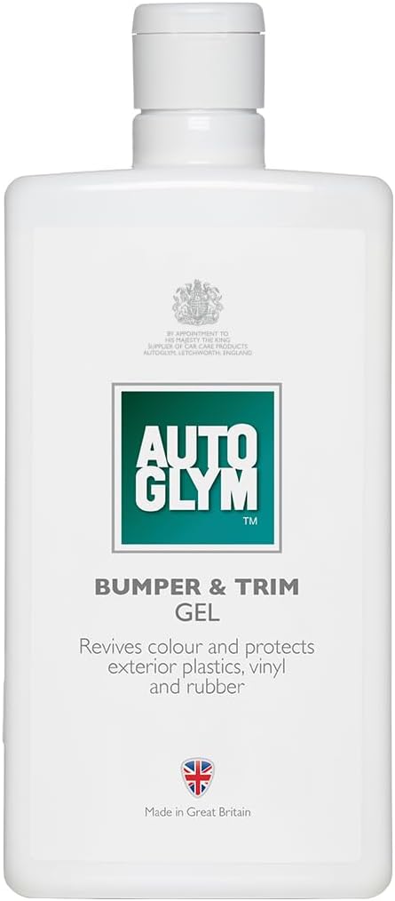 Autoglym Bumper & Trim Gel, Car Plastic Restorer, 500ml | Car Trim Restorer – Revives Faded Plastic Trim, Bumpers & Exterior Bodywork, Restoring Colour & Protection