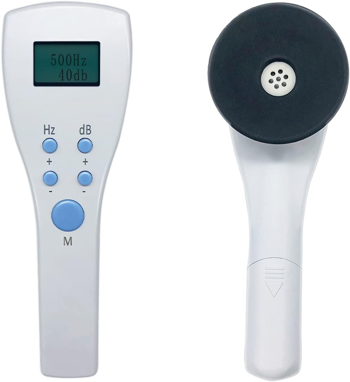 AudiScan Portable Audiometer - Noise Reducing Hearing Test Screener in Your Hand with Audiocups Cushion and Carry Case