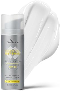 SkinMedica Essential Defense Mineral Shield SPF Sunscreen for Face. This Lightweight, Facial Sunscreen is Ideal for Oily and/or Combination Skin, 1.85 Oz