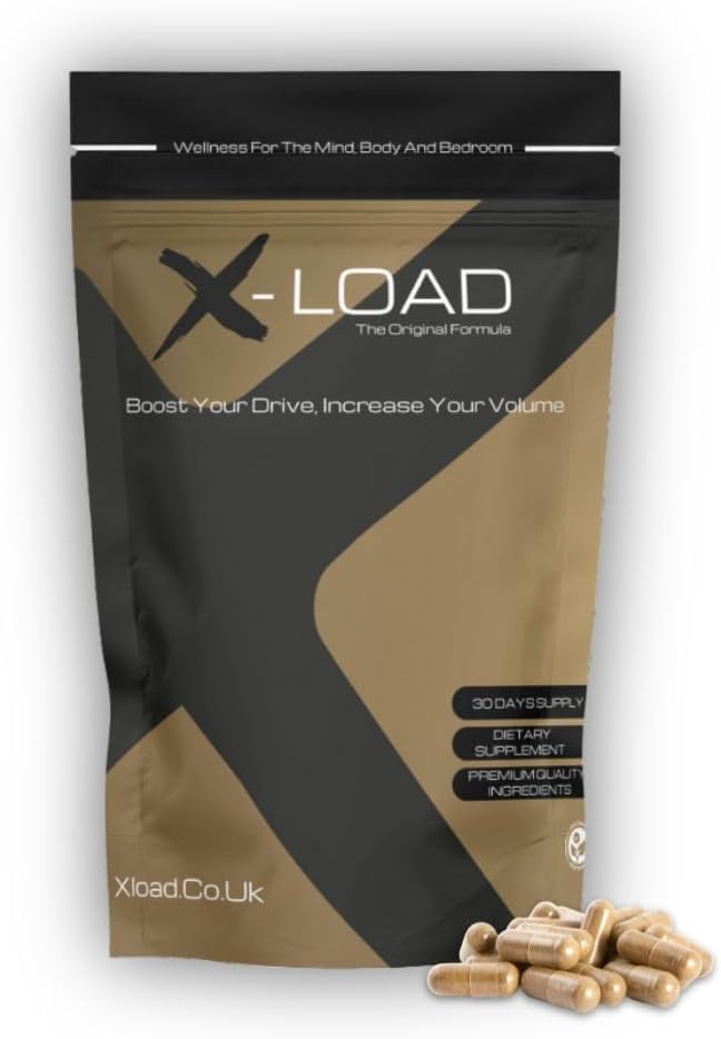 X-Load – The Original Formula | Semen Volume, Health and Fertility Supplement | 90 Vegan Capsules (30 Day Supply)