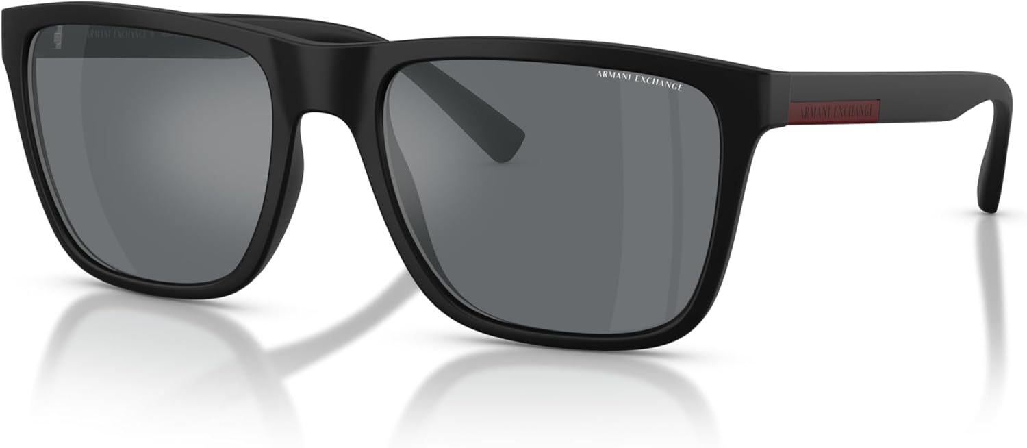 Armani Exchange Men's Ax4080s Square Sunglasses