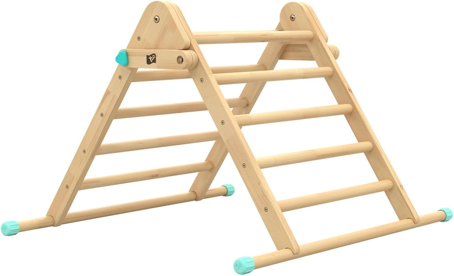 TP Toys Active Tots Indoor Wooden Climbing Frame for Babies and Toddlers 1 Year+, Montessori Pikler Style Climbing Triangle, Baby Toys, Interactive Play Gym for Infants, 12 Months+