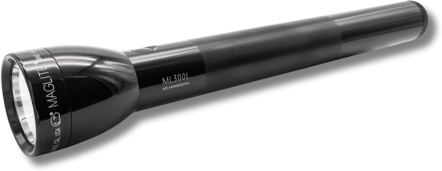 Mag-Lite ML300L 4D LED Torch Flashlight Black ML300L-S4015