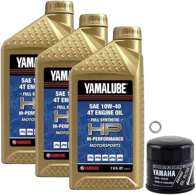 OEM Yamaha 2018-2020 MT-09 Oil Change Kit 10w40 (Full Synthetic)