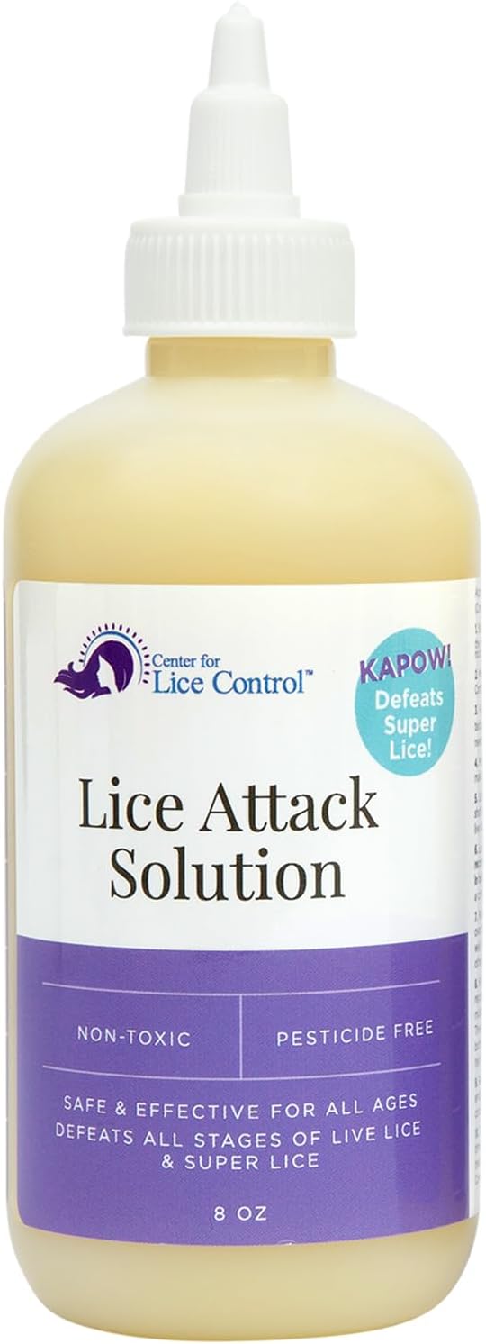 Kapow 8oz Head Lice Shampoo that Kills Lice & Eggs – Strong Yet Gentle Formula with Pleasant Scent, Non-Toxic, Pesticide-Free, Safe for Sensitive Scalps and Family Use