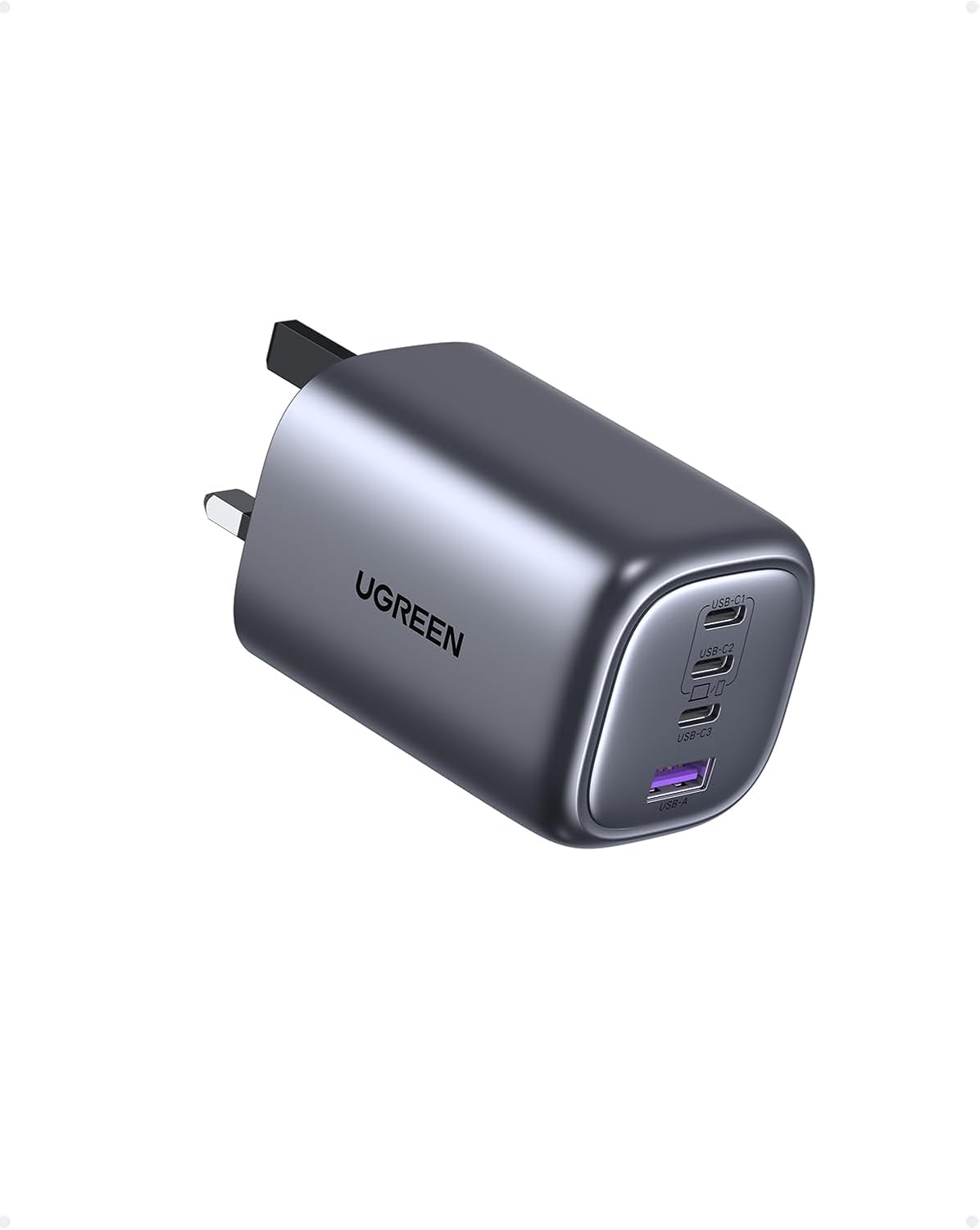 UGREEN USB C Charger 100W Fast Charger Plug Nexode 4-Port GaN Laptop Charger Compatible with MacBook Pro M3/Air, ThinkPad, Pixelbook, iPad Pro, iPhone 16/15, Galaxy S24