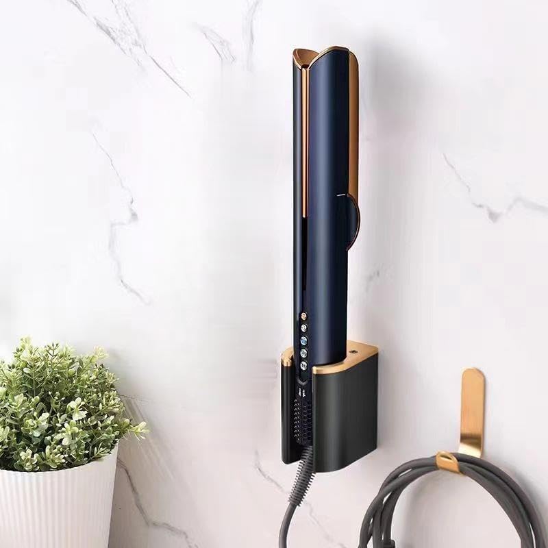 Wall Mounted Holder Compatible with Dyson Airstrait Straightener, Metal Organizor Storage Rack Suitable for Airstrait Straightener, Wall Mount Shelf for Airwrap/Corrale Hair