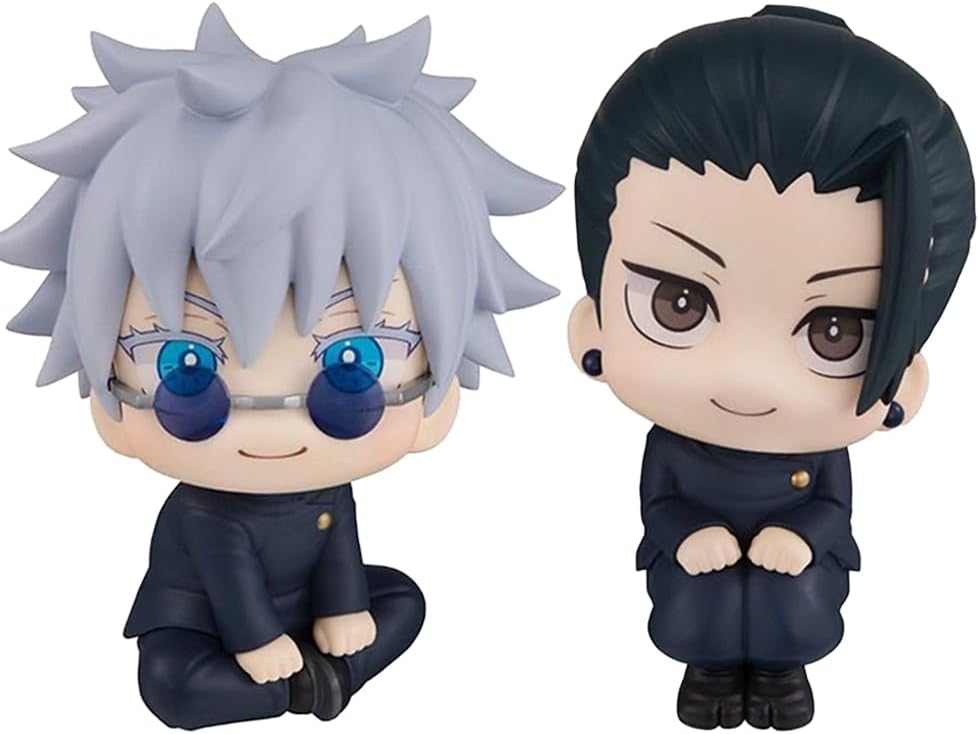 Gojo Satoru & Geto Suguru 2-Piece Action Figure Statue, 10cm, Eco-Friendly PVC, Anime, Modern Style, Home Decor, Gift