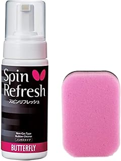 Butterfly Table Tennis Racket Care Kit - Includes Ping Pong Paddle Cleaner and Rubber Cleaner Sponge - Great Value Kit Cleans Paddle 125 Times