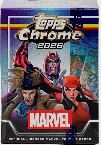 2026 Topps Chrome Marvel BLASTER box (8 pks/bx)