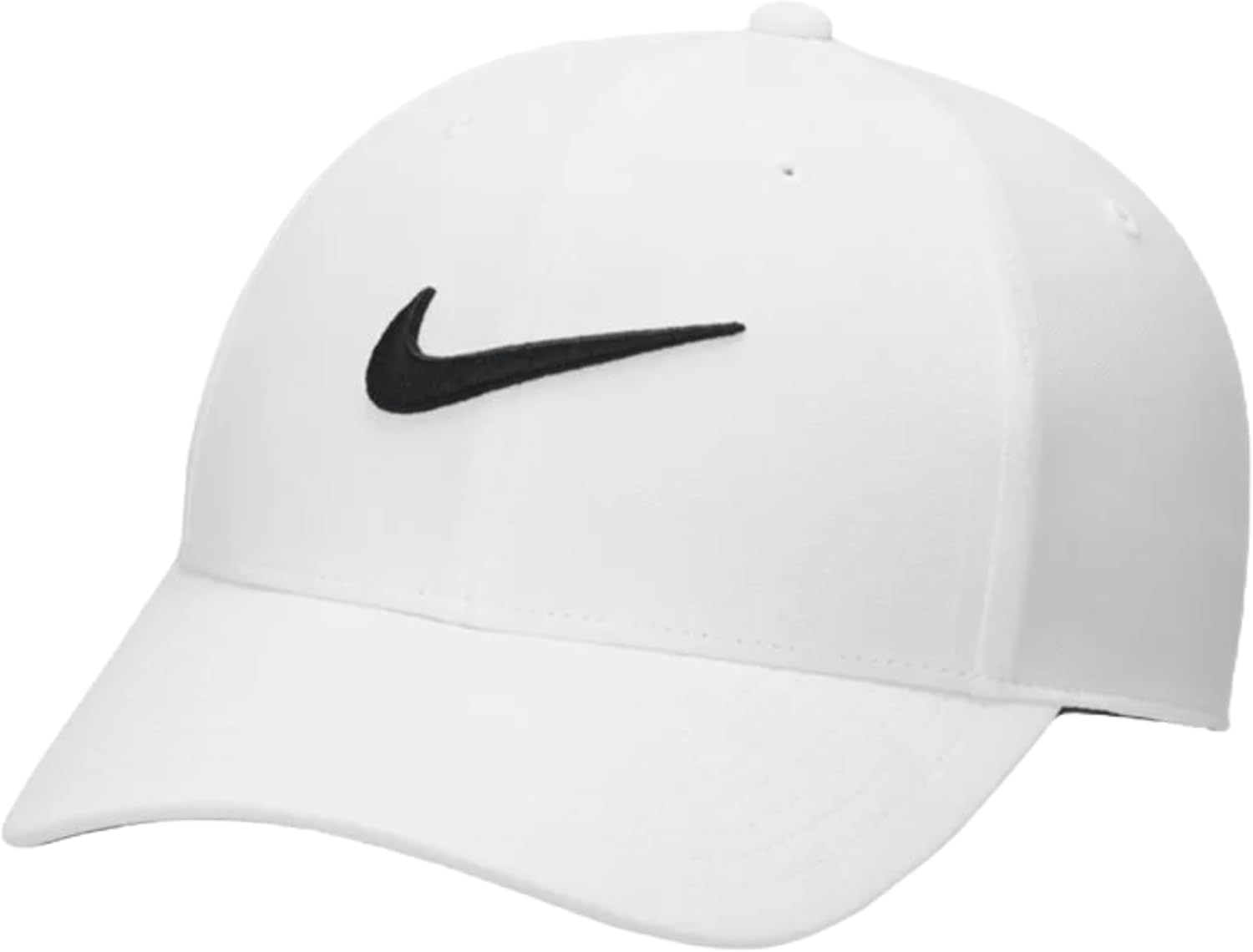 Nike Standard Golf Cap, White, Adjustable
