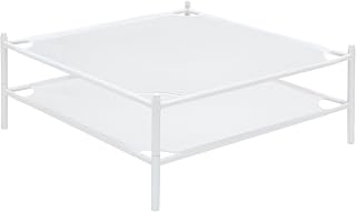 STORAGE MANIAC Sweater Drying Rack, Mesh Clothes Drying Rack, Stackable Laundry Drying Rack, Lay Flat Dryer for Delicates, Portable Dry Rack for Indoor or Outdoor, White, 2-Pack