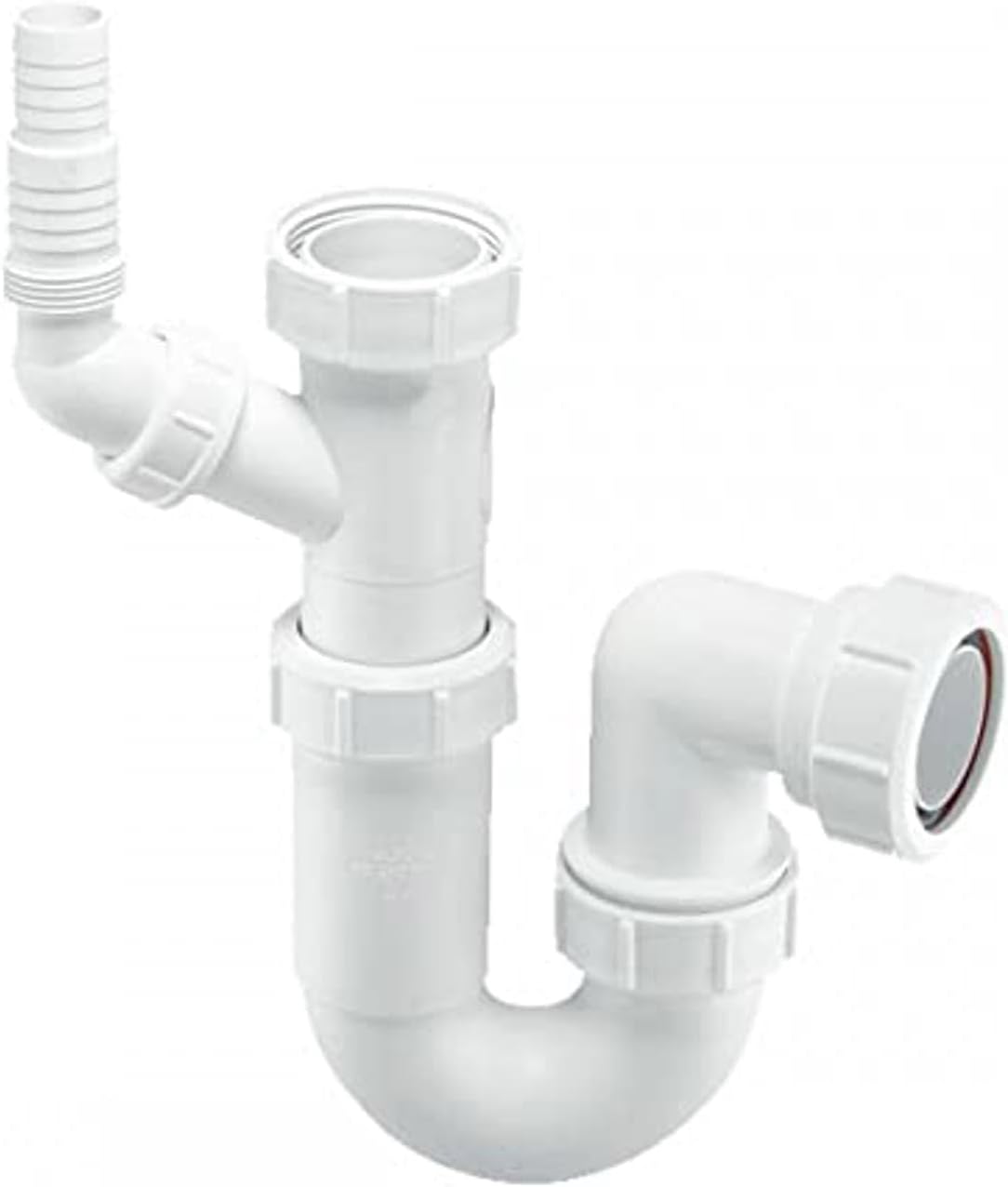 McAlpine WM15 Adjustable Sink Trap with 135° Swivel Nozzle and 75mm Water Seal.