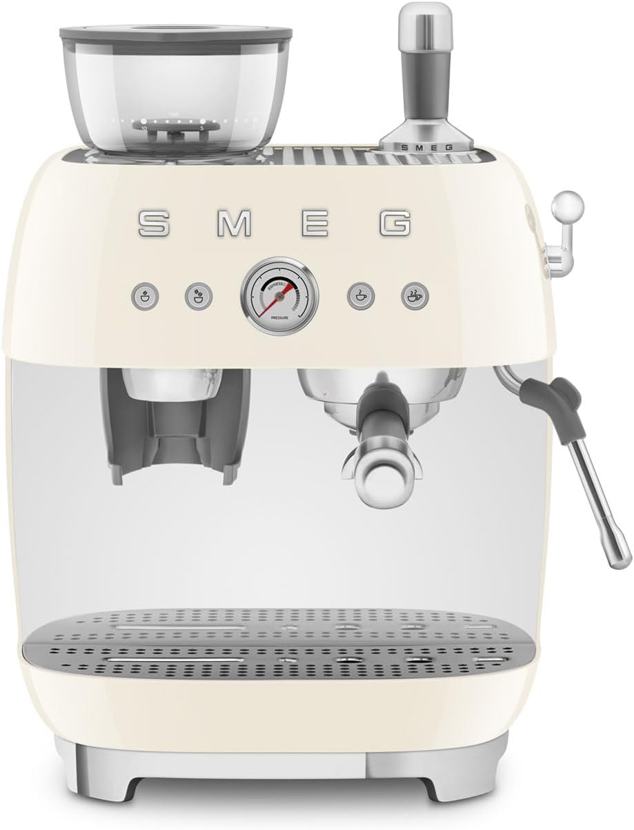 Smeg Semi-Automatic Espresso Machine (Cream)