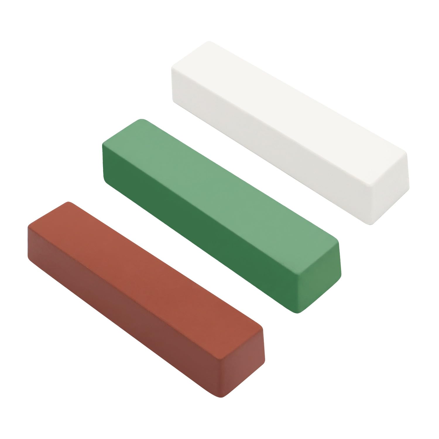 SCOTTCHEN Buffing Polishing Cutting Compounds 12 Oz. Kit - Green Fine/White Medium/Red Coarse - 3 Pack