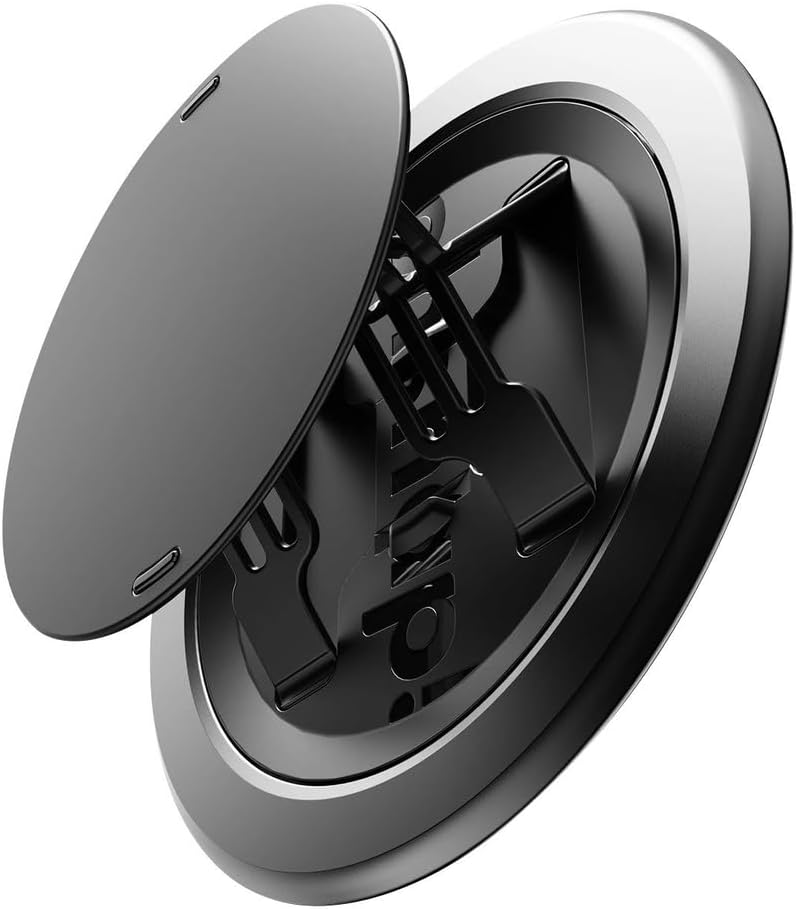 OhSnap 4 Luxe Phone Grip – Thin Magnetic and Adhesive Ring Holder for MagSafe, Multi-Grip Positions Mount, Compatible with iPhone Wireless Charging