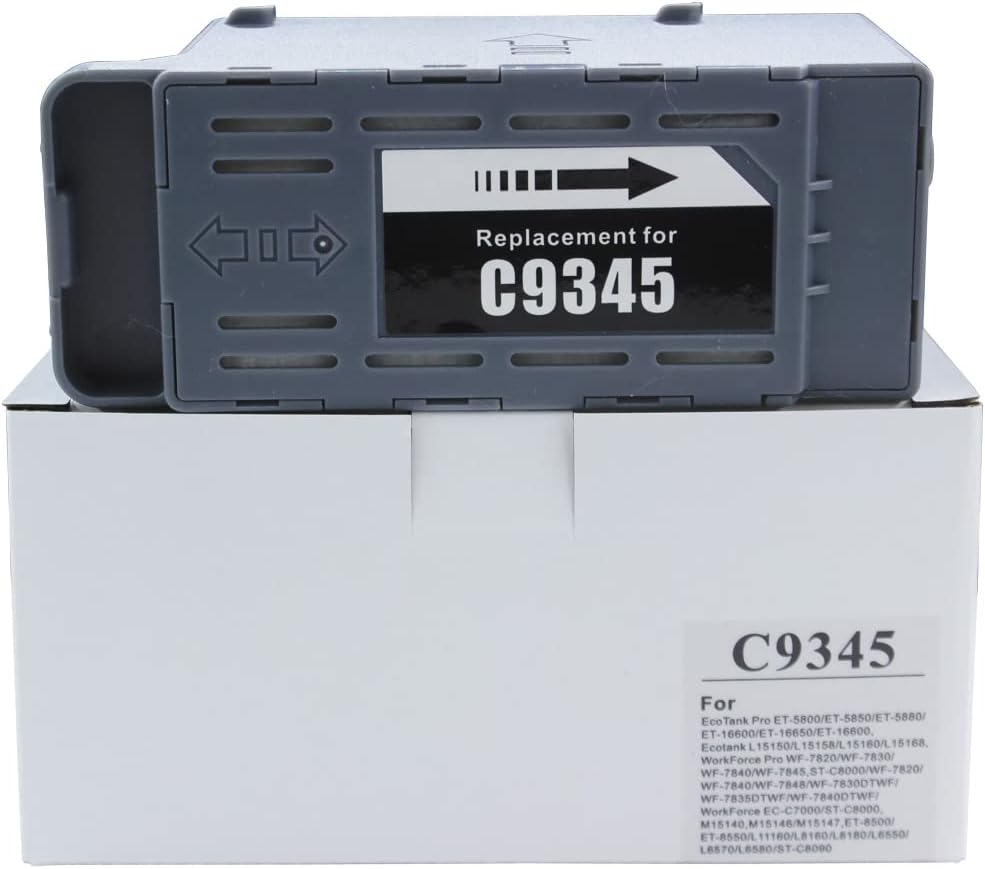 C9345 Maintenance Box Compatible for ET-5800 ET-5850 ET-5880 ET-8500 ET-8550 ET-16600 Pro WF-7310 WF-7820 WF-7840 EC-C7000 WF-7830 ST-C8090 ST-C8000 Printer