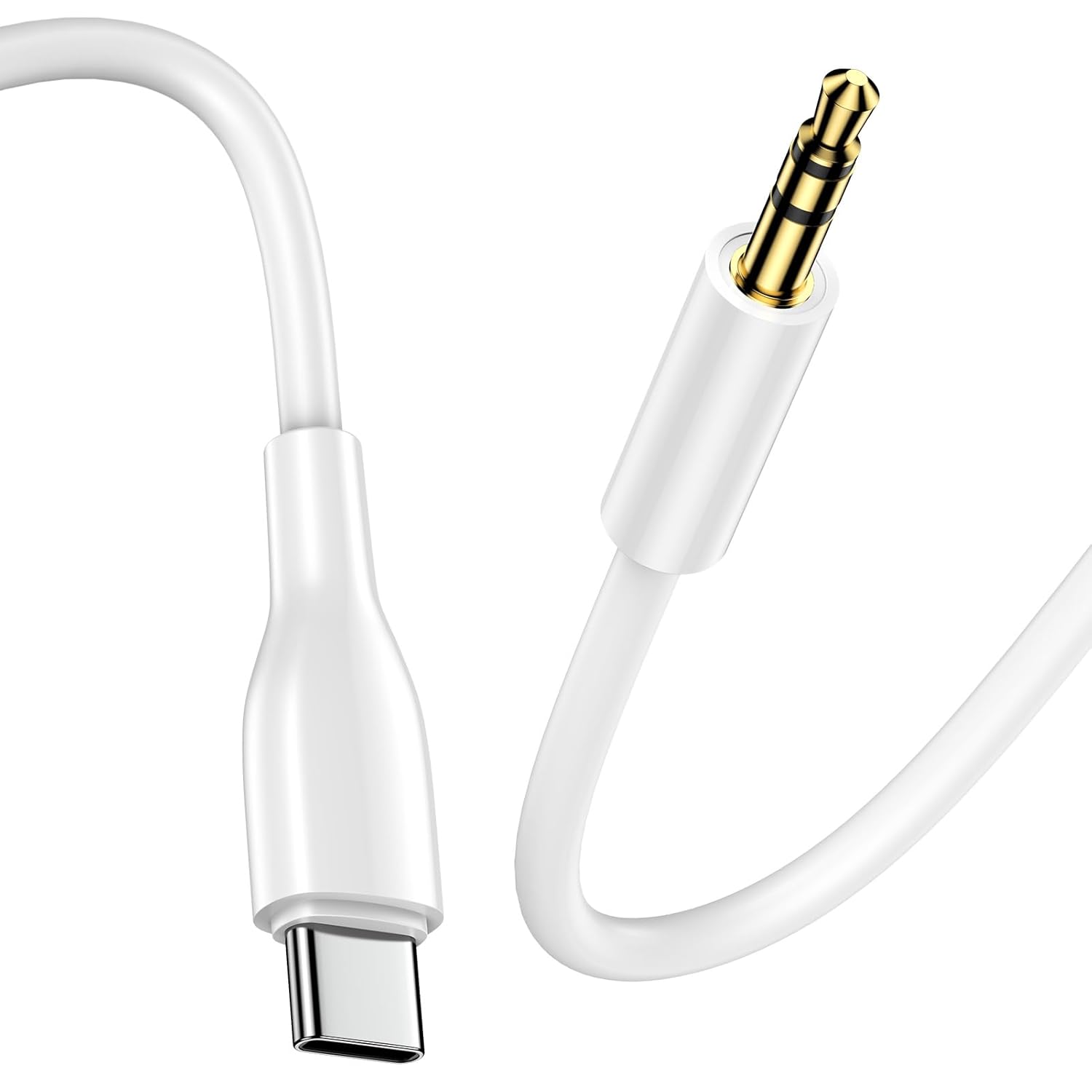 iPhone 16 Pro Max Aux Cord for Car, USB C to 3.5mm Headphone Jack Adapter Car Stereo Aux Audio Cable for iPhone 17 Air 16e 16 Plus 16 Pro 16 15 Pro Max 15 Plus 15 USBC to Home Stereo/Headphone/Speaker