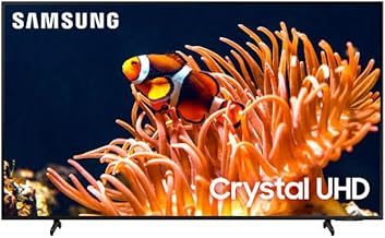 SAMSUNG 50-Inch Class 4K Crystal UHD DU8000 Series HDR Smart TV w/Object Tracking Sound Lite, Motion Xcelerator, Ultra Slim Design, Gaming Hub, Alexa Built-in (UN50DU8000, 2024 Model)