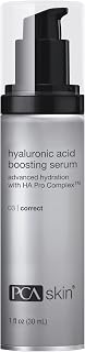 PCA SKIN Hyaluronic Acid Boosting Face Serum, Hyaluronic Acid Serum for Face Made with Niacinamide and Ceramides, Helps Reduce Fine Lines and Wrinkles and Delivers 24-Hour Moisturization, 1 oz Pump
