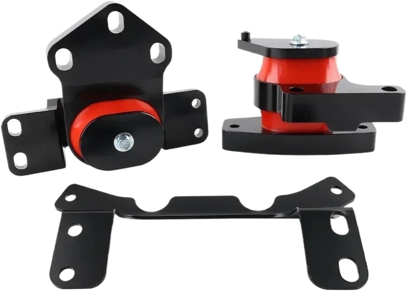 Black Engine Motor Drive Mounting Kit Compatible with A3 S3 VW Golf GTI MK7 1.8T 2.0T 15-19
