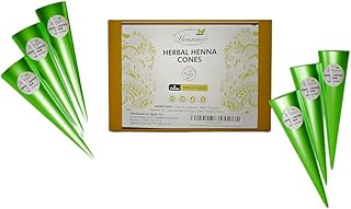 Herbal Hair Coloring Cones - Natural & Pure Henna Dye for Hair (6 Pack)