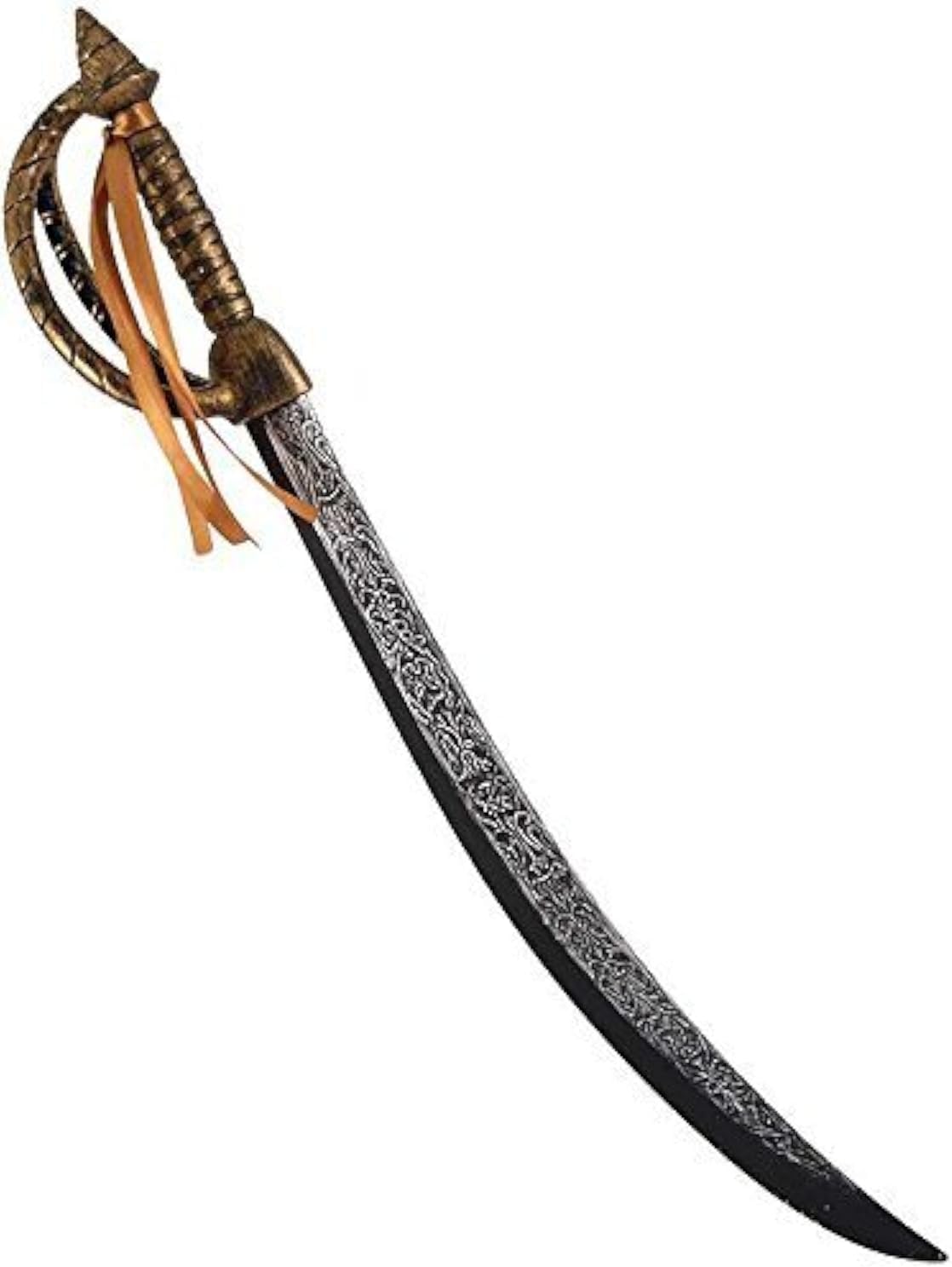 Henbrandt Deluxe Pirate Sword 67cm Antique Effect Fancy Dress Medieval Weapon Buccaneer