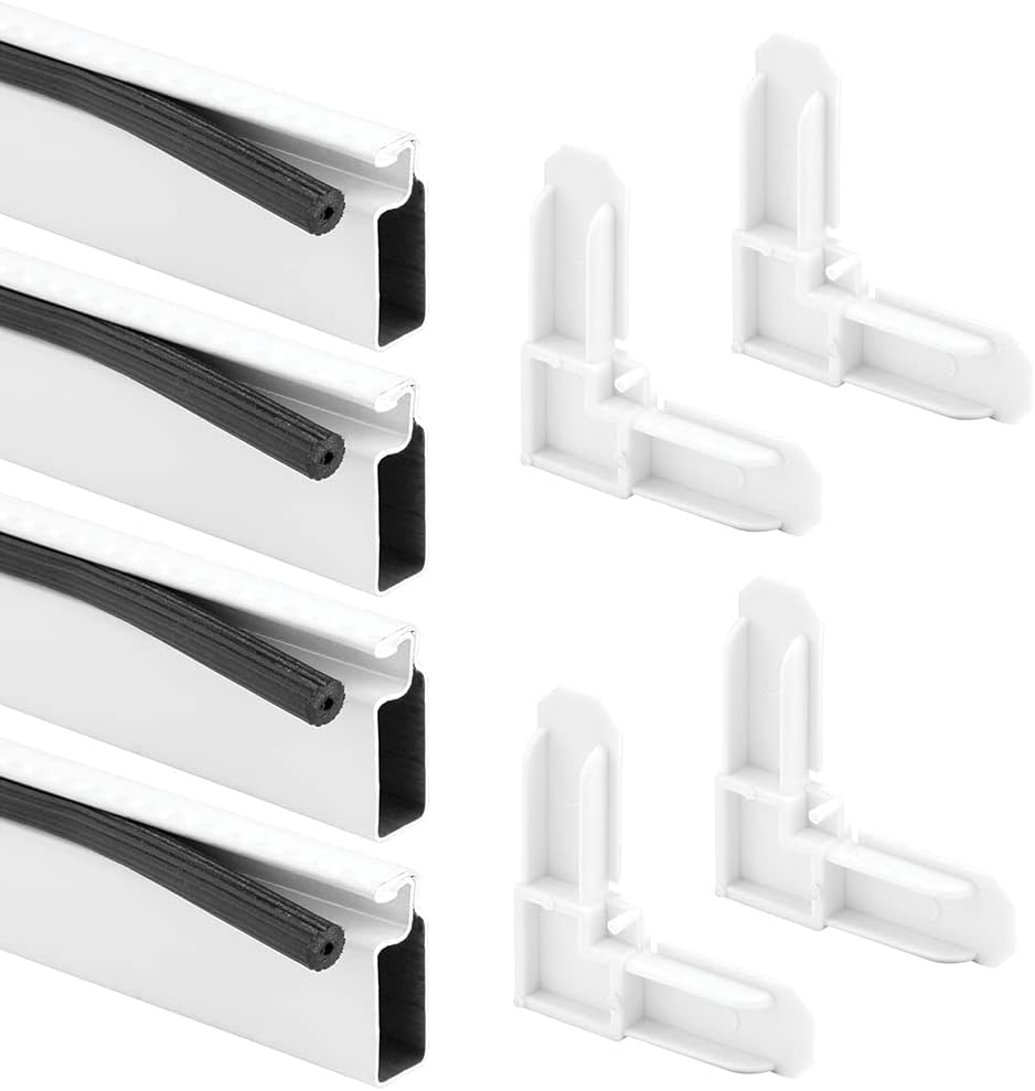 Prime-Line PL 7812 Window Screen Frame Kit, White, 5/16 in. x 3/4 in