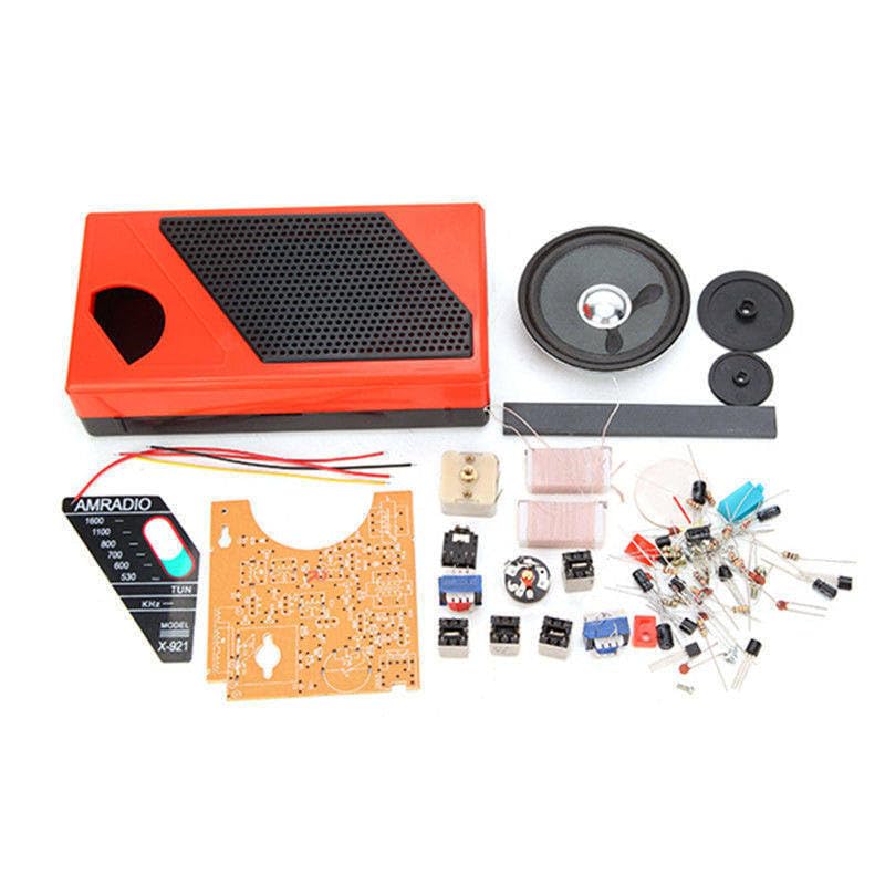 Generic DIY 8 Tube Radio Kit - 145 x 75 x 35mm - SW, AM, FM - No Instructions - Requires Assembly