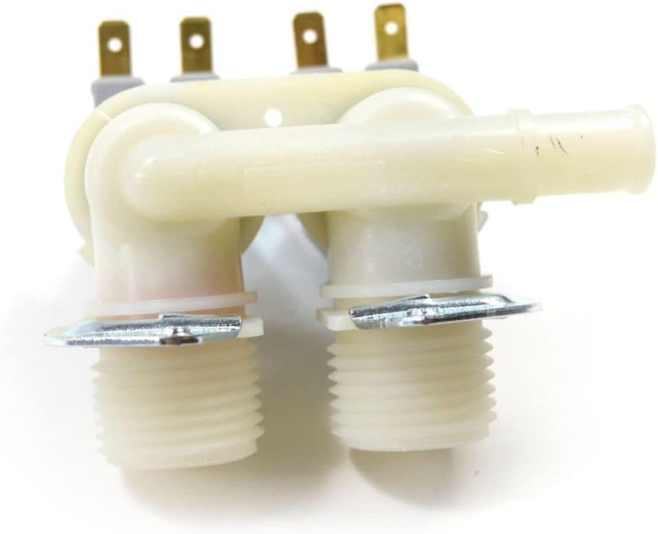 Speed Queen Genuine OEM Washing Machine Water Inlet Valve 802220P, Metal, Flat Washer, Compatible with Speed Queen & Alliance Washers