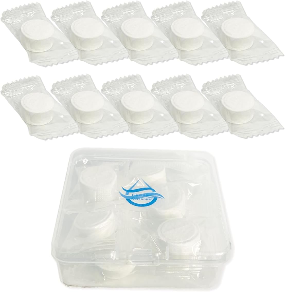 18mm 10, 25, or 50 Pack Leak Stop Valve Replacement Pads, US Company! Support American Businesses! For Automatic Leak Detectors, Water Stop Valves, Under Sink RO Reverse Osmosis, Filtration (10-Pack)