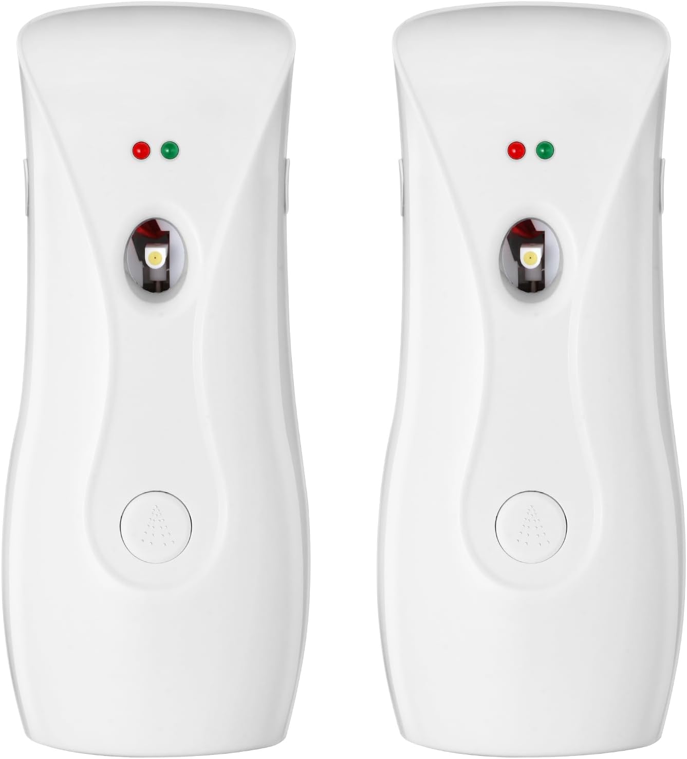 Stardrix Automatic Air Freshener Dispensers (2-Pack), Aerosol Spray Machines, Wall Mounted or Freestanding, Adjustable Timer for Scent Release in Bathroom, Office, Commercial & Home – White