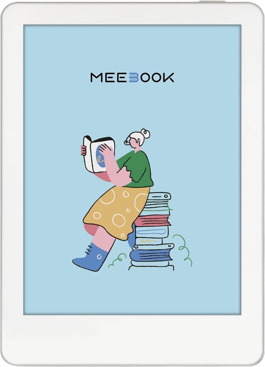 Meebook M6C 6-inch E-ink Colour E-reader, 150PPI, Dual Colour Front Light, 24 Levels, Quad-Core 1.8GHz CPU, 3GB RAM, 32GB Storage, USB, Bluetooth, WiFi