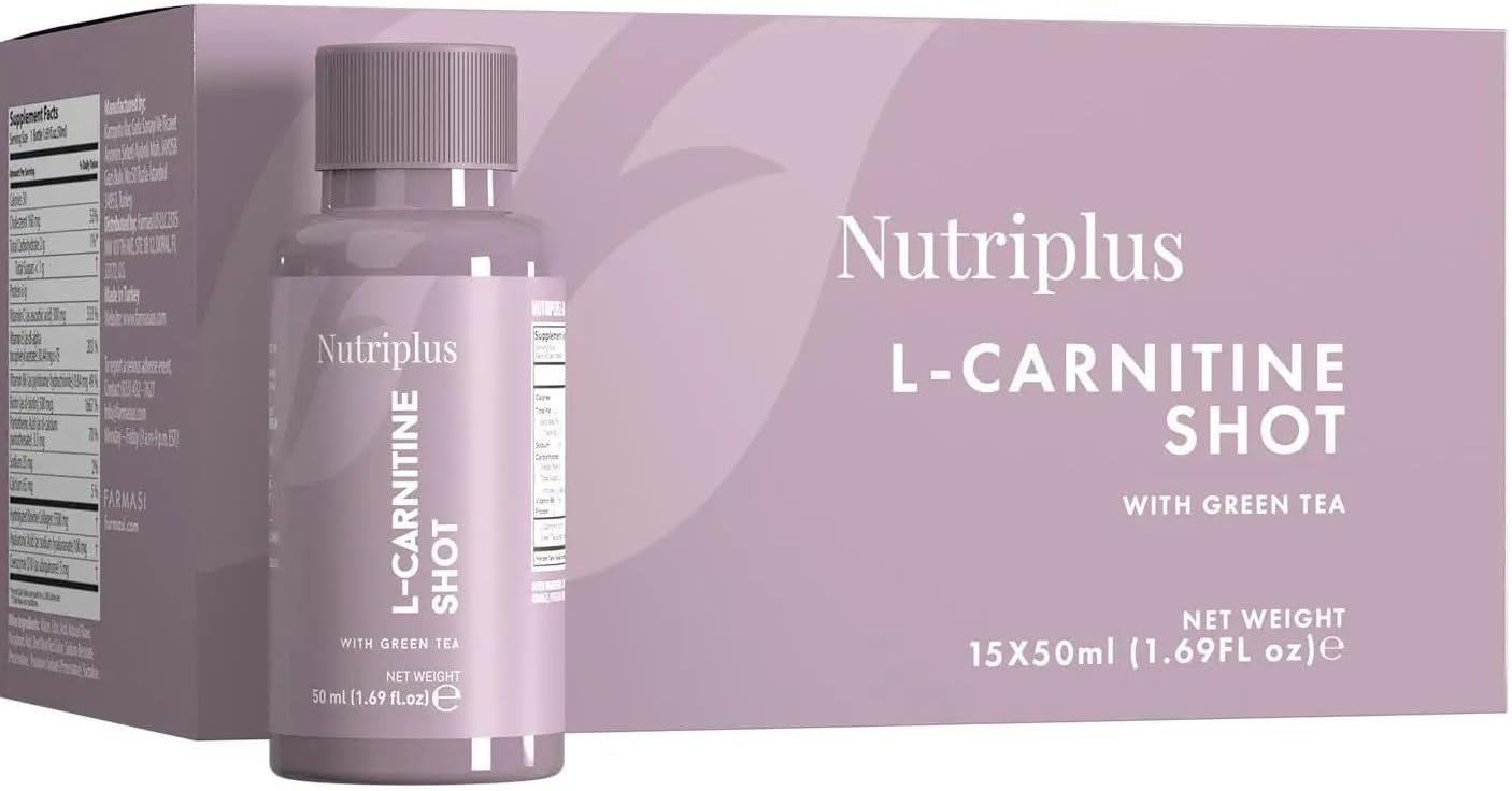 L-Carnitine Shot with Green Tea, 15x50 ml