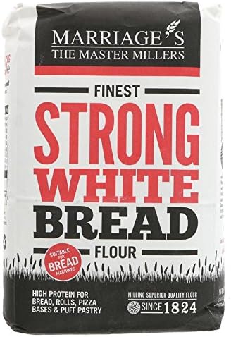(6 PACK) - W H Marriage - Finest Strong White Flour | 1500g | 6 PACK BUNDLE