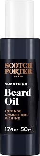 Scotch Porter Smoothing Beard Serum – Nourishing Beard Oil Seals in Moisture & Smooths Flyaways for a Frizz-Free, Fuller/Healthier-Looking Beard with All-Day Shine – Original Scent, 1.7 oz. Bottle
