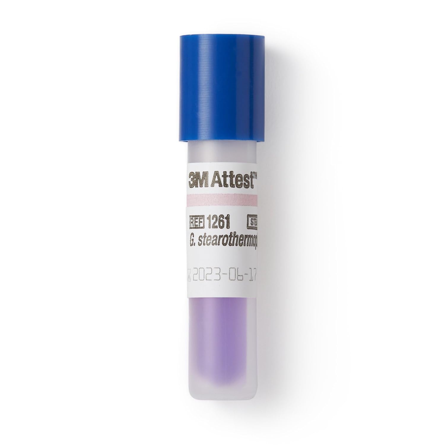Attest Sterilization Biological Indicator Vial Steam Compatibility 1261, 100 Ct