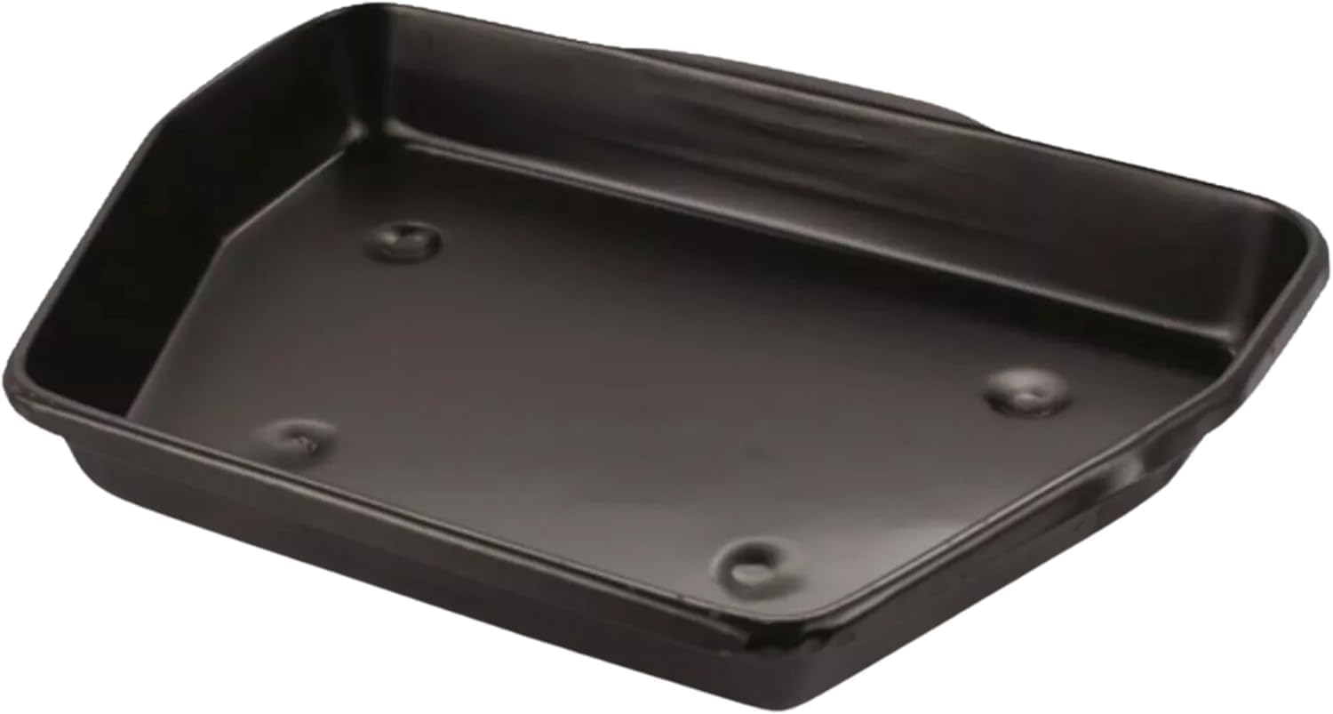ADEPTNA Traditional Ash Pan 28cm Wide (11") – Heavy Duty Galvanised Fire Ash Tray for Standard Fire Grates, Open Fires, Log Burners & Wood Burning Stoves – Compact Fireplace Accessory