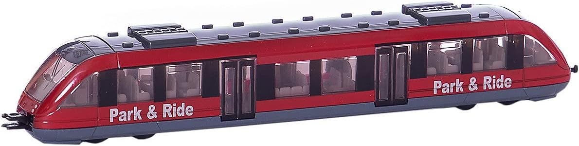 siku 1646, Local Train, Metal,Plastic, 1:120, Red, Compatible with other SIKU toys