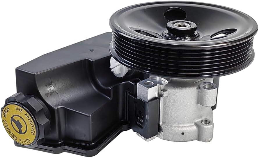 Power Steering Pump 20-38771 with Reservoir | Fit for Jeep Cherokee XJ 1996-2001, Wrangler TJ 1997-2003, L6 4.0L Gas | Replace # 52087871, 86-00274, RL087871AE, AD55-7140, 36P1488, 36-717140, 55-7141