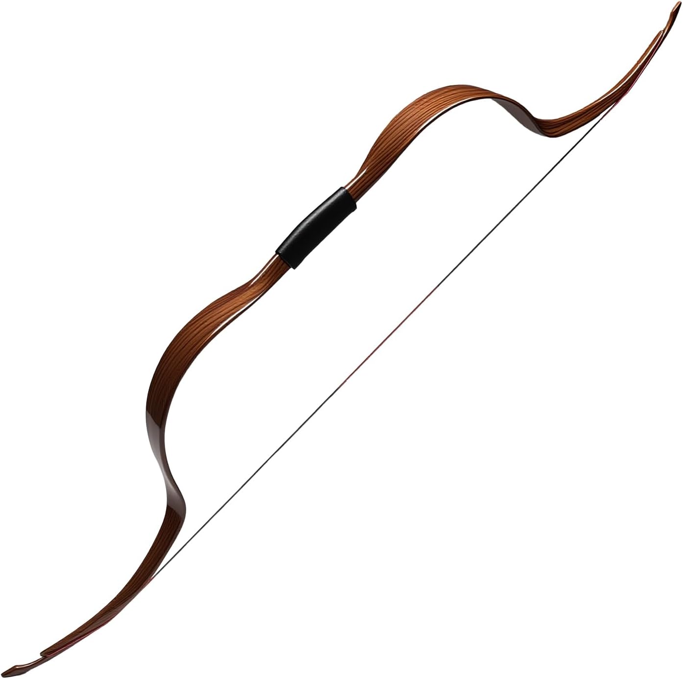 25LBS Traditional Bow 49" Handmade Practice Wooden Mongolian Beginner Recurve Bow